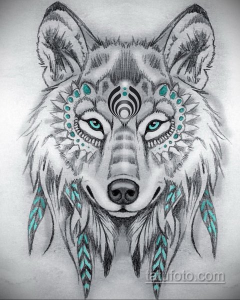 Трафарет волка для вырезания