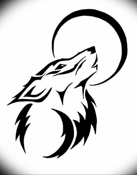 Волна тату эскиз