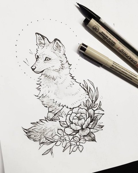 Алиса тату эскиз