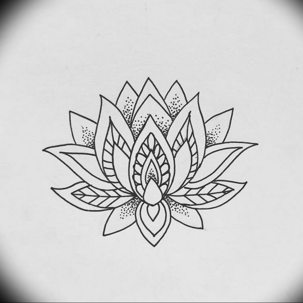 Мандала цветок лотоса
