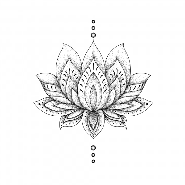 Мандала цветок лотоса