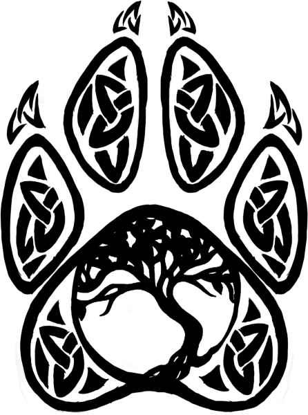 Символ Велеса медвежья лапа