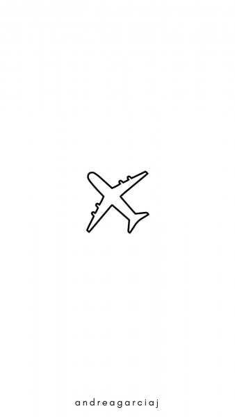 Маленькая тату самолет эскиз