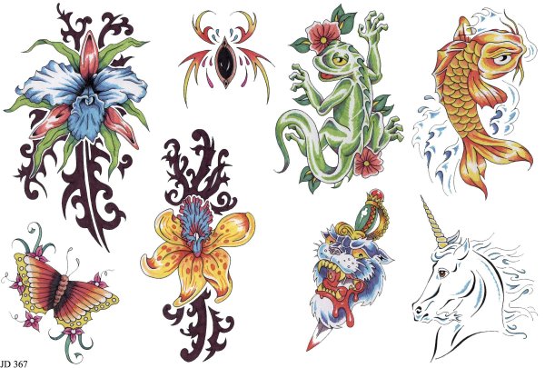 Красивые цветные эскизы