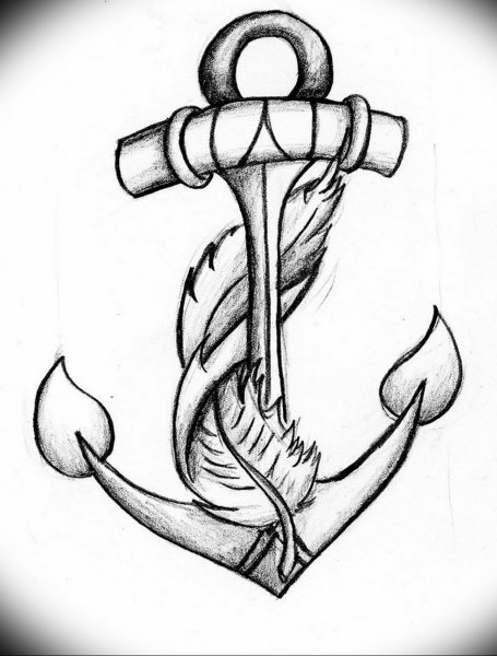 Выжигание якорь