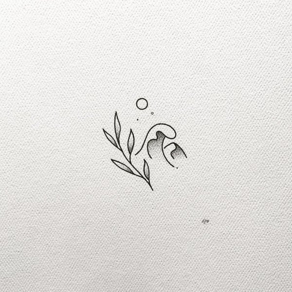 Маленькая тату эскиз