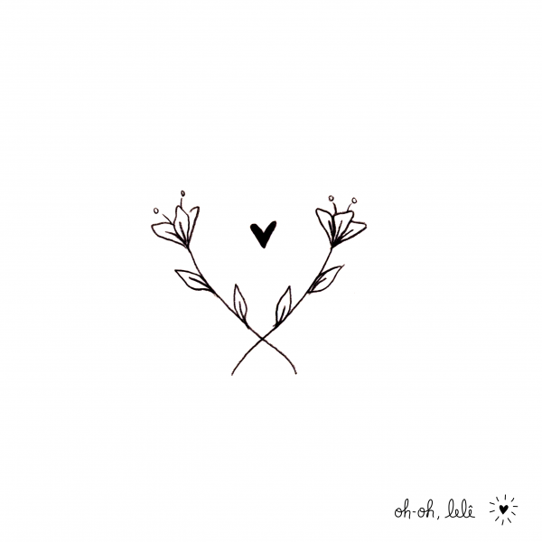 Эскизы тату для девушек Минимализм