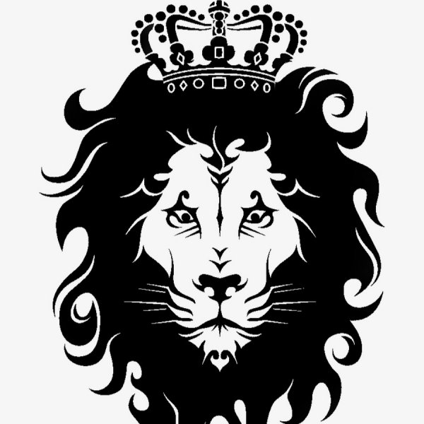 Тату Лев трайбл эскизы