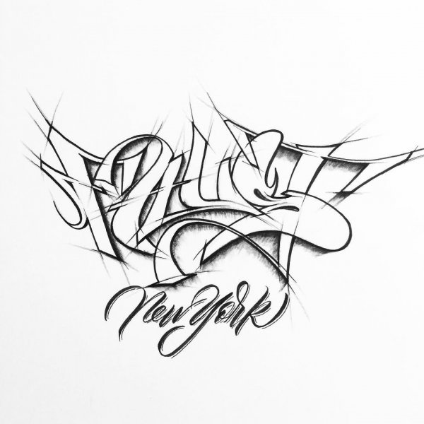 Тату граффити эскизы надписи