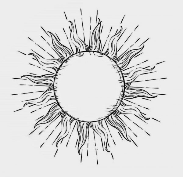 Татуировка солнце эскизы