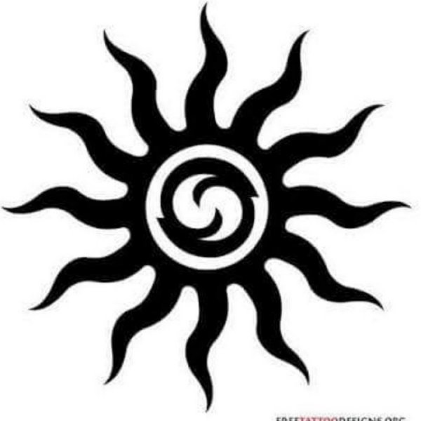 Тату солнце эскизы