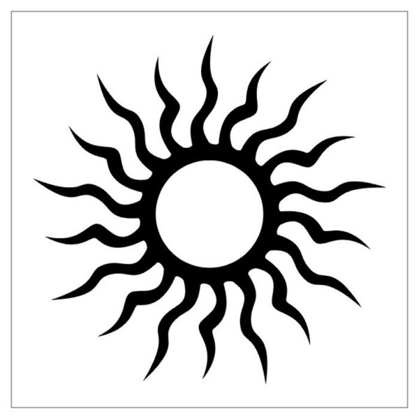 Тату солнце