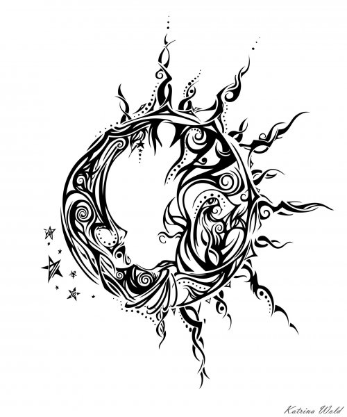 Эскизы тату в стиле трайбл