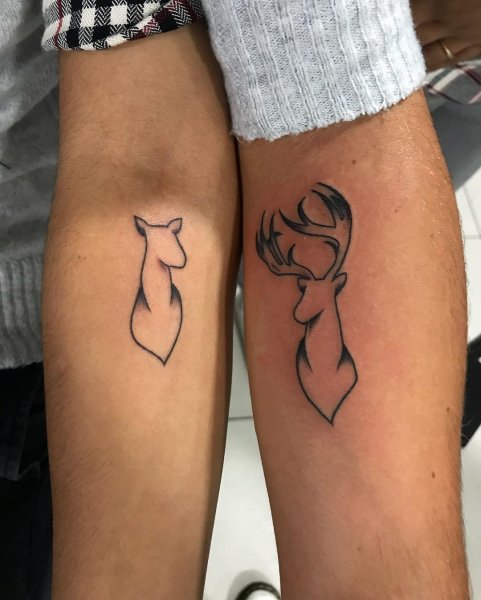 Маленькие тату для влюбленных