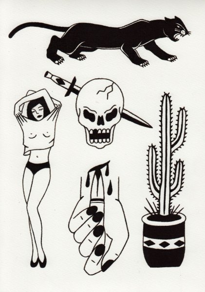 Партаки эскизы