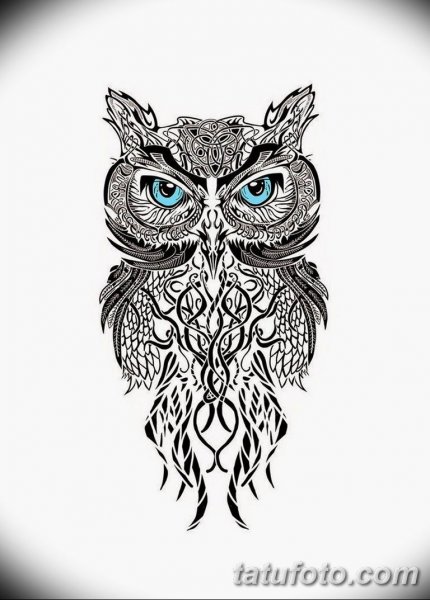 Эскизы тату Сова для девушек