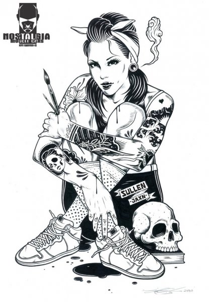 Эскизы тату для девушек