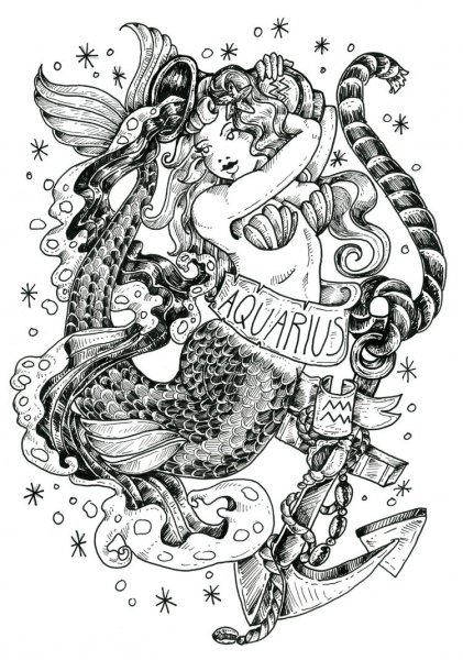 Зарисовки знаков зодиака