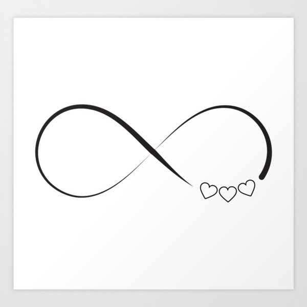 Бесконечность эскиз