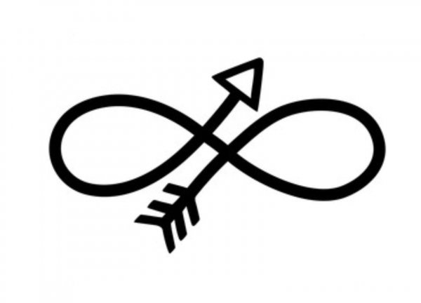 Трафареты для тату знак бесконечности