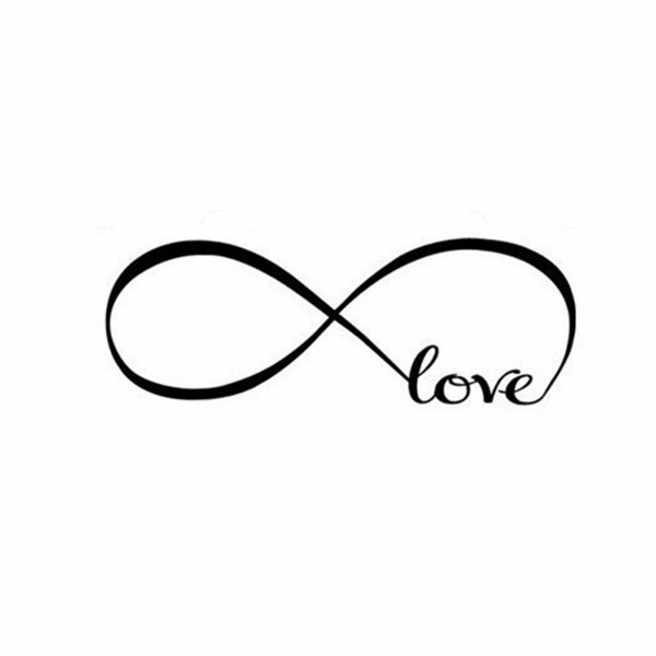 Знак бесконечности на белом фоне