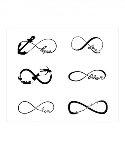 Маленькие тату бесконечность