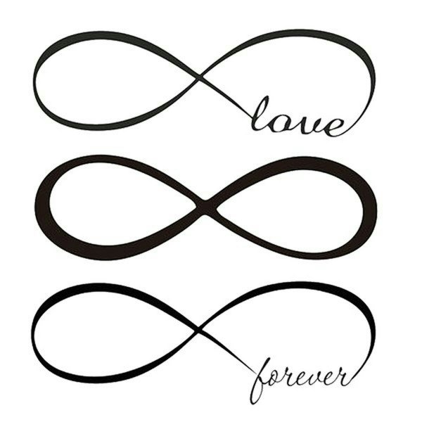 Знак бесконечности эскиз