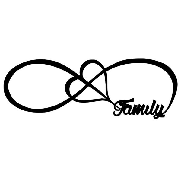 Тату знак бесконечности