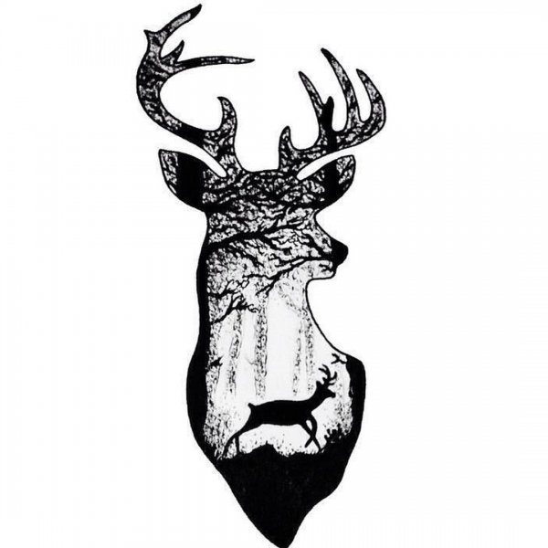 Тату эскизы черно белые