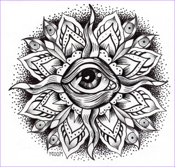 Узоры Мандала тату