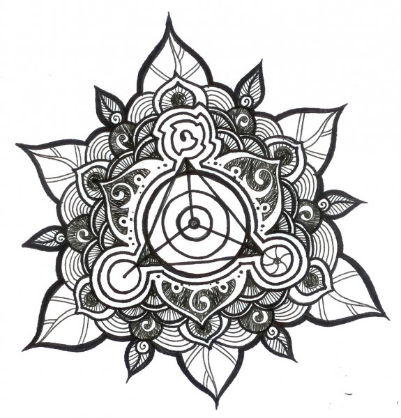 Мандала эскиз