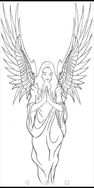 Эскиз ангела