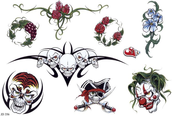 Тату эскизы простые цветные