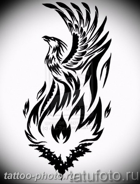 Феникс тату эскизы
