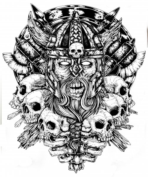 Тату викингов