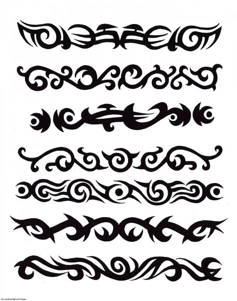 Татуировки орнамент