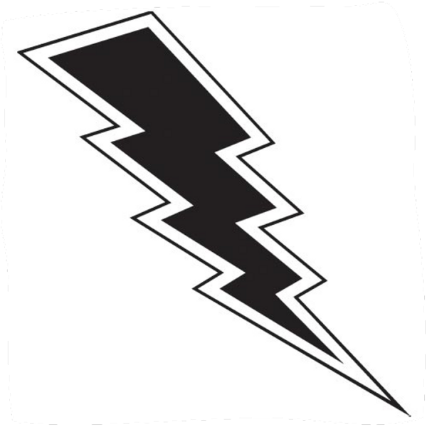 Наклейка молния