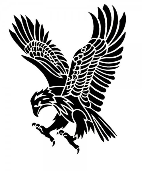 Стилизованное изображение орла