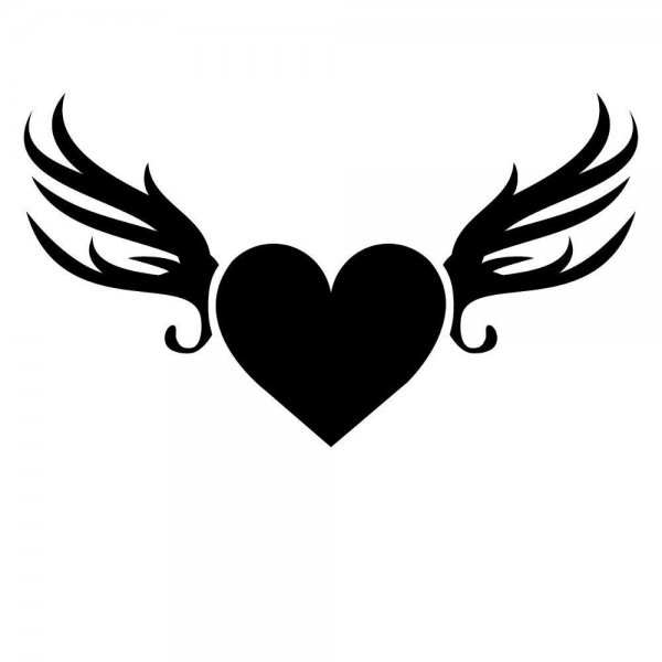 Сердце с крыльями