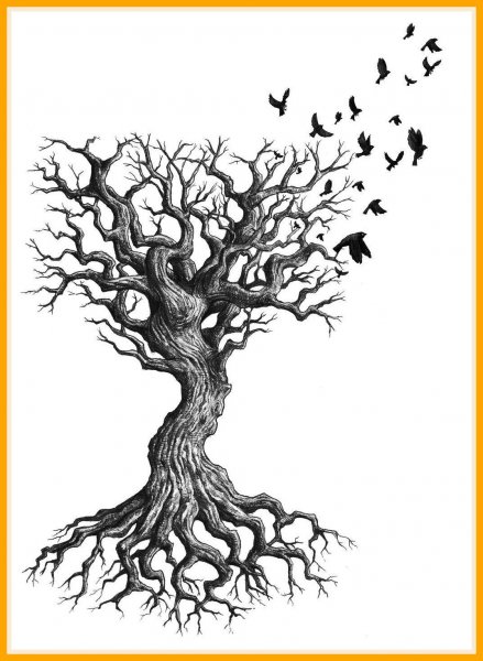 Дерево эскиз