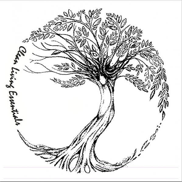 Тату дерево чб