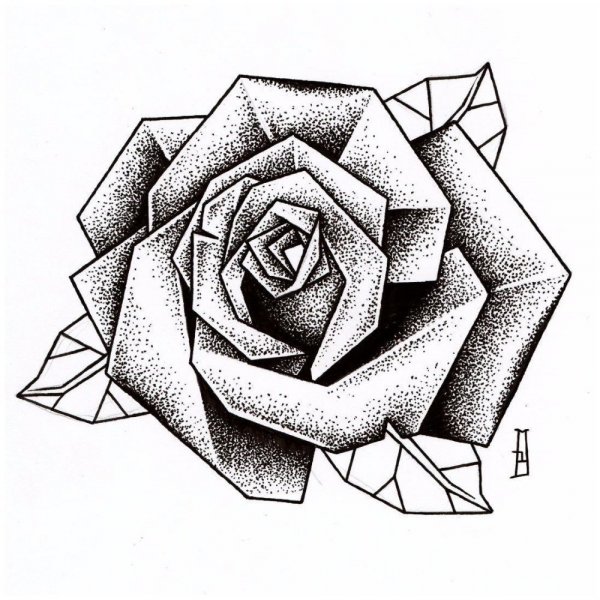 Тату геометрические фигуры эскизы