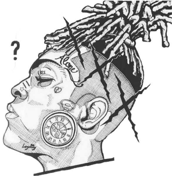 Тату эскиз XXXTENTANCION