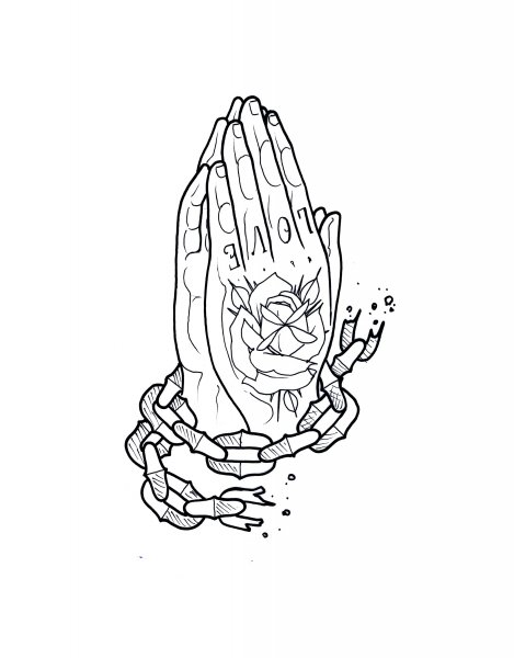 Эскизы тату Монгер штрна