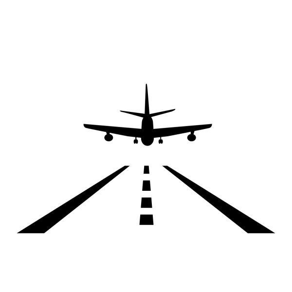 Тату самолет трафарет