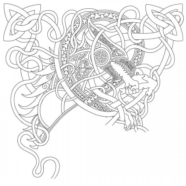 Тату эскизы кельтика Викинг