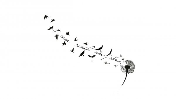 Тату эскизы для девушек птицы