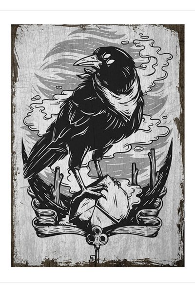 Ворон эскиз