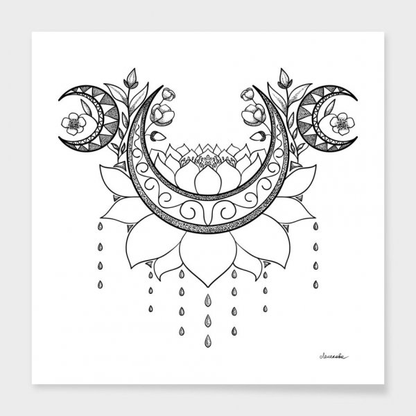 Мехенди месяц эскиз