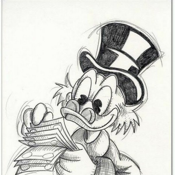 Мультяшные тату эскизы